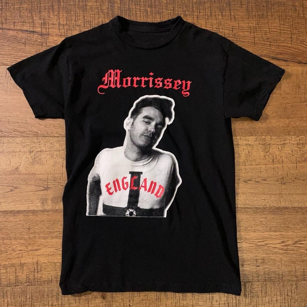 The Smiths Morrissey T-Shirt Mens Small Black Y2K Indie Rock England Graphic Tee